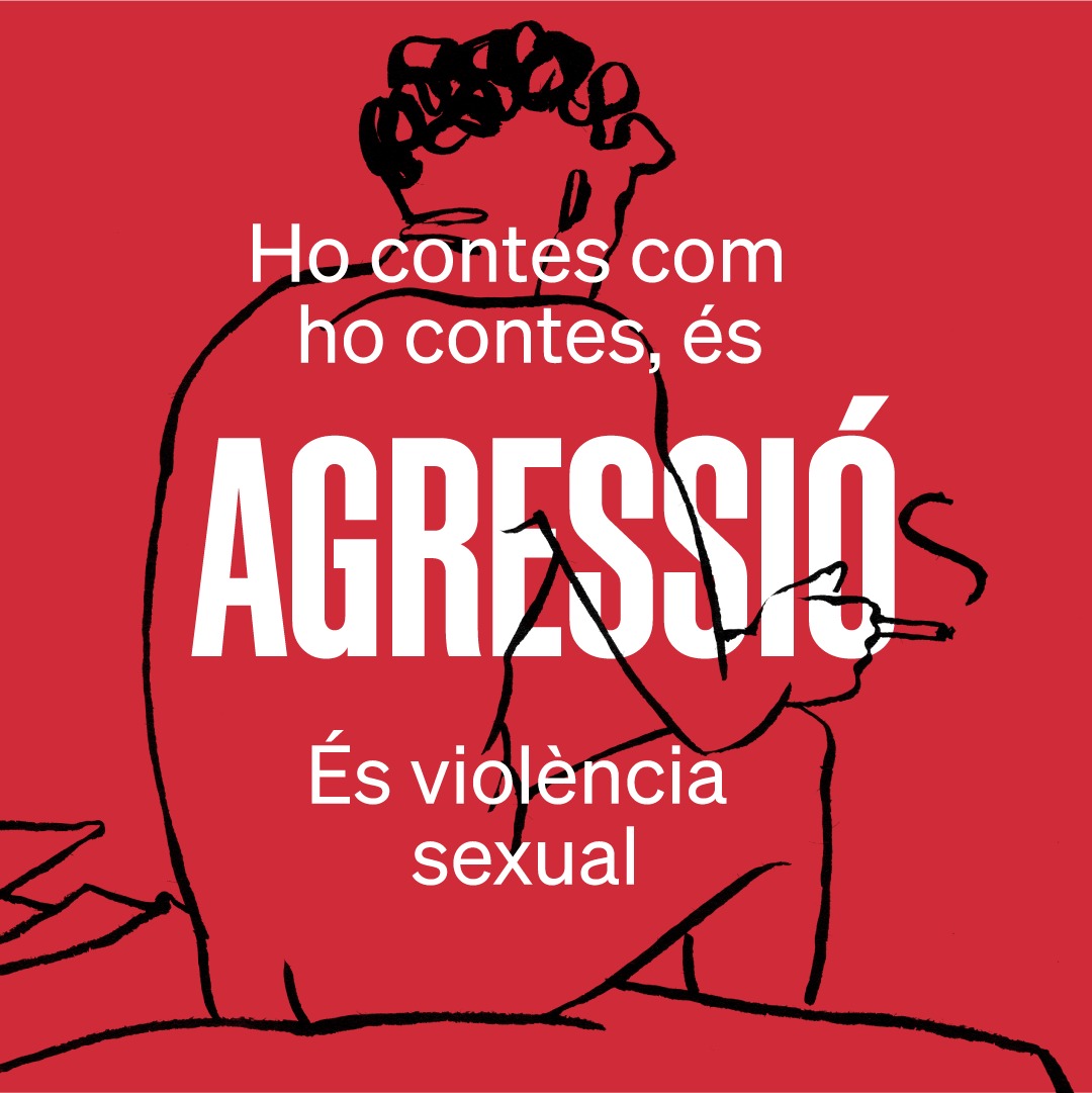 Ho contes com ho contes, és violència sexual", nova campanya de la Generalitat per al 25N