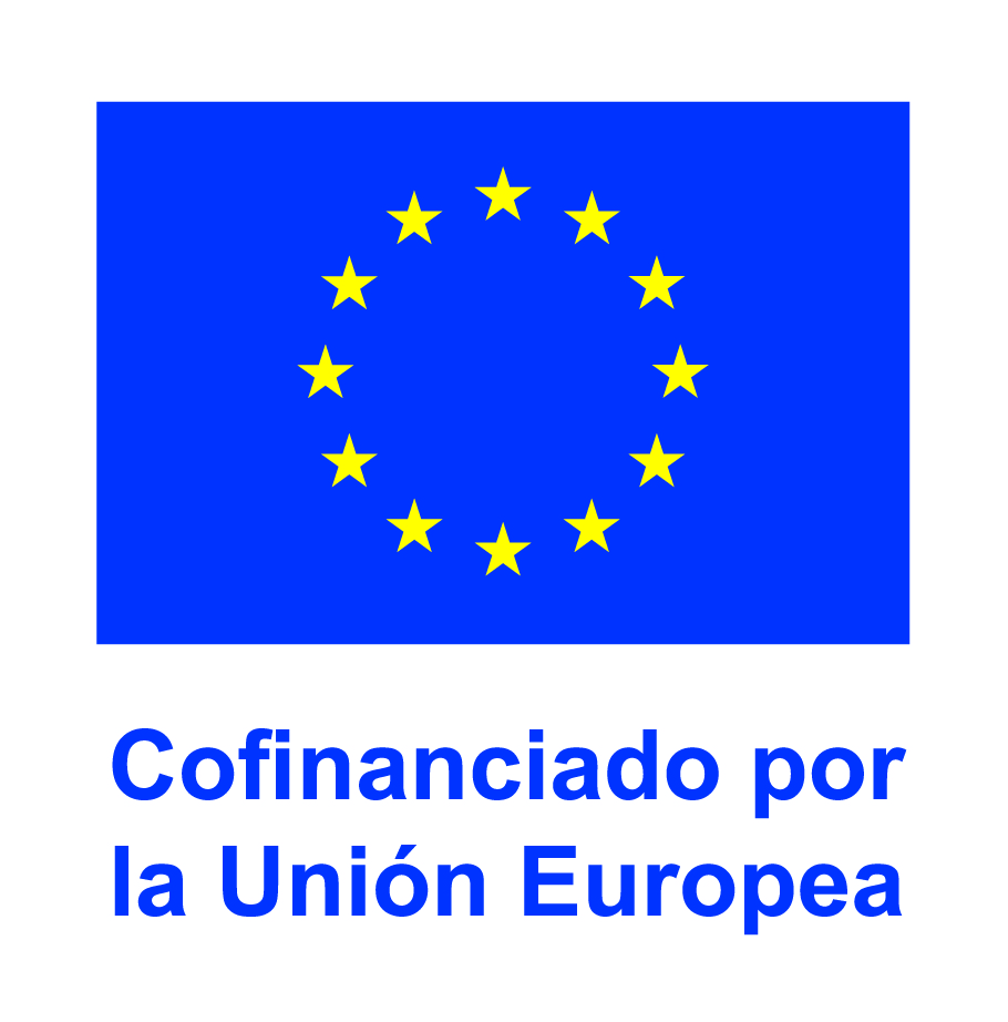 Bandera cofinanciado UE